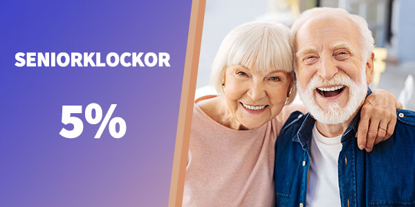 Seniorklockor 5%