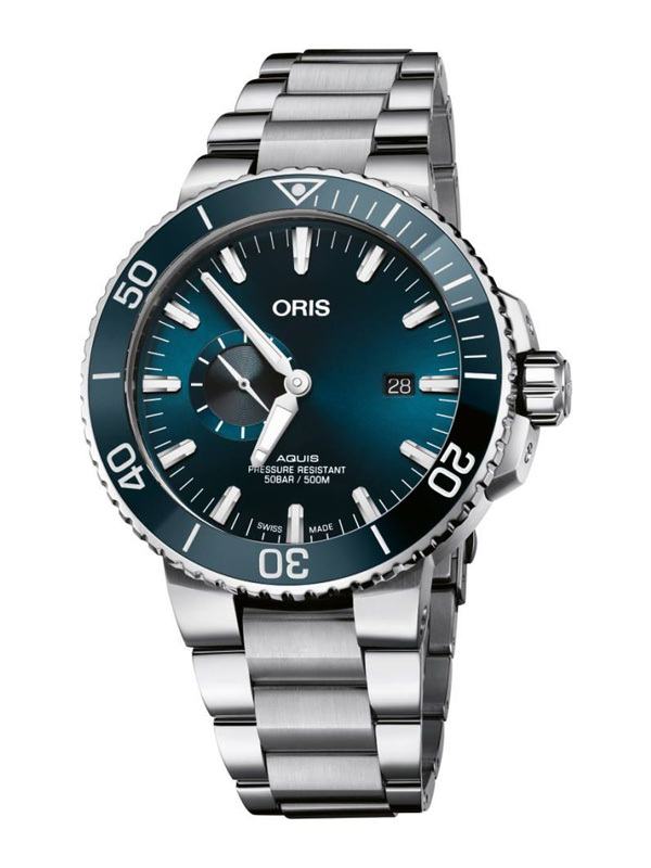 Läs mer om ORIS Aquis Small Second Date 45.5mm