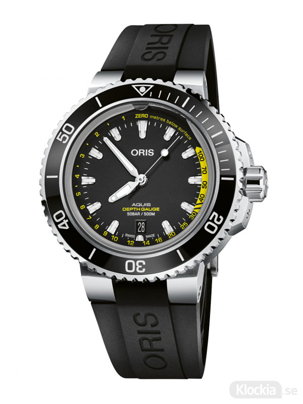 Läs mer om ORIS Aquis Depth Gauge 46mm