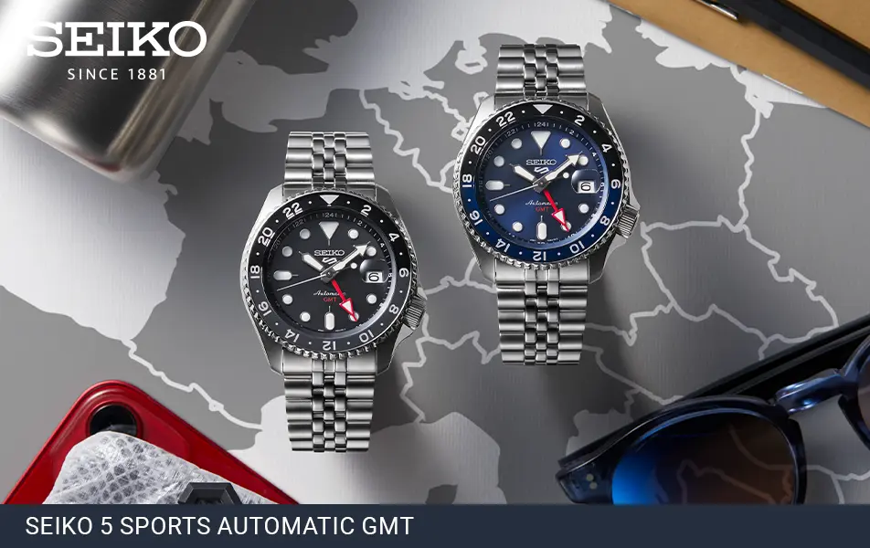Klockor från Seiko 5 Sports GMT