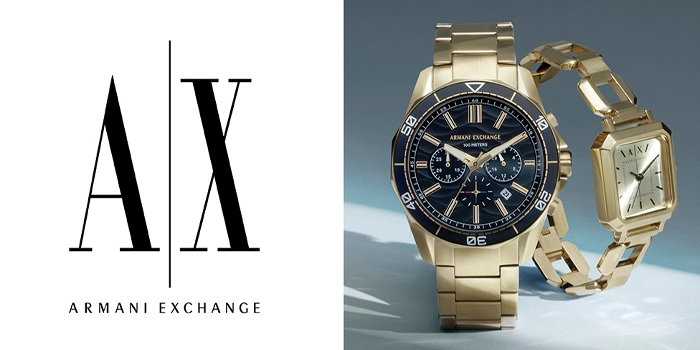 Armani Exchange klocka modeklockor till herr och dam