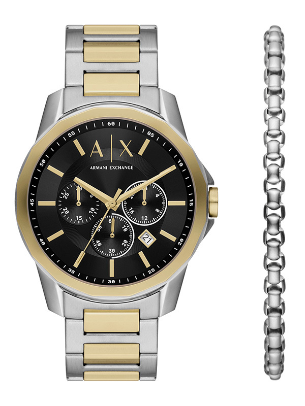 Armani Exchange Banks 44mm Gift Set