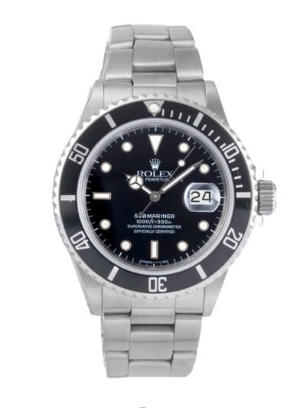 En bild på ROLEX SUBMARINER 16800,  som du kan beställa online hos klockia.se till snabb leverans och bra pris.