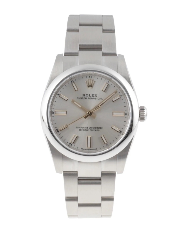 En bild på Rolex Oyster Perpetual 124200,  som du kan beställa online hos klockia.se till snabb leverans och bra pris.