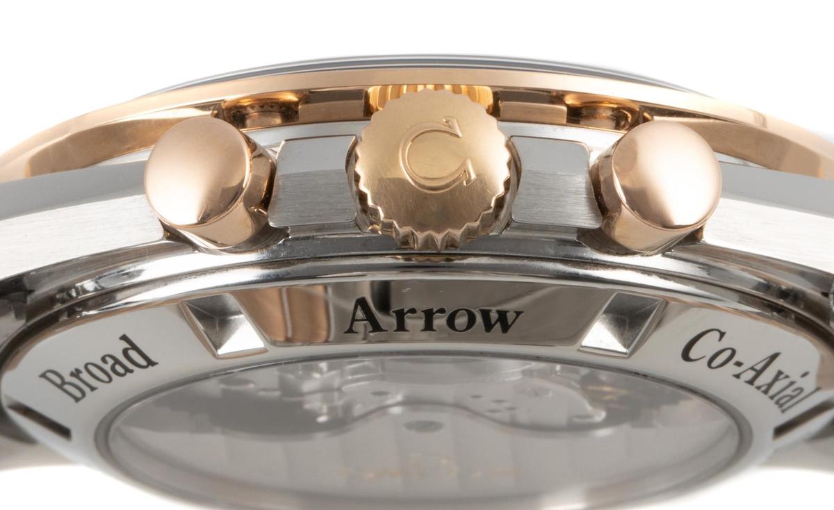omega broad arrow 1957 rose gold