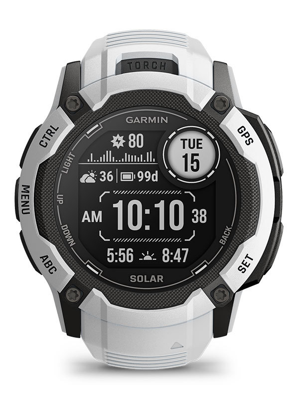 Läs mer om GARMIN Instinct 2X Solar Vit