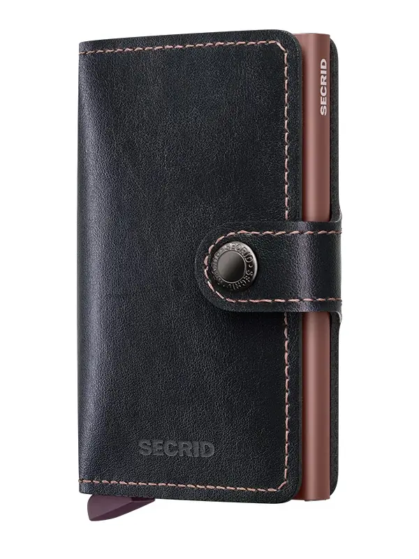 SECRID Miniwallet Mirum Black-Rose Plantbaserad MMi-Black-Rose