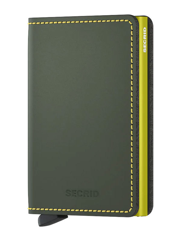 Läs mer om SECRID Slimwallet Matte Green & Lime