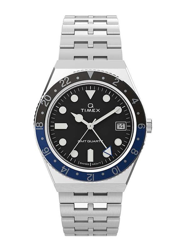 Läs mer om TIMEX Q Timex GMT 38mm