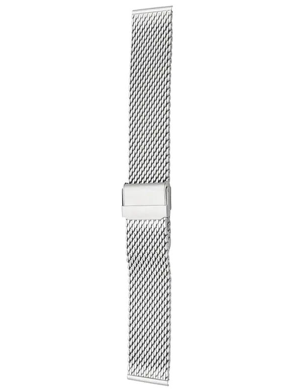 Pebro Klockarmband Mesh 0.8 Silver 18mm 337-18mm