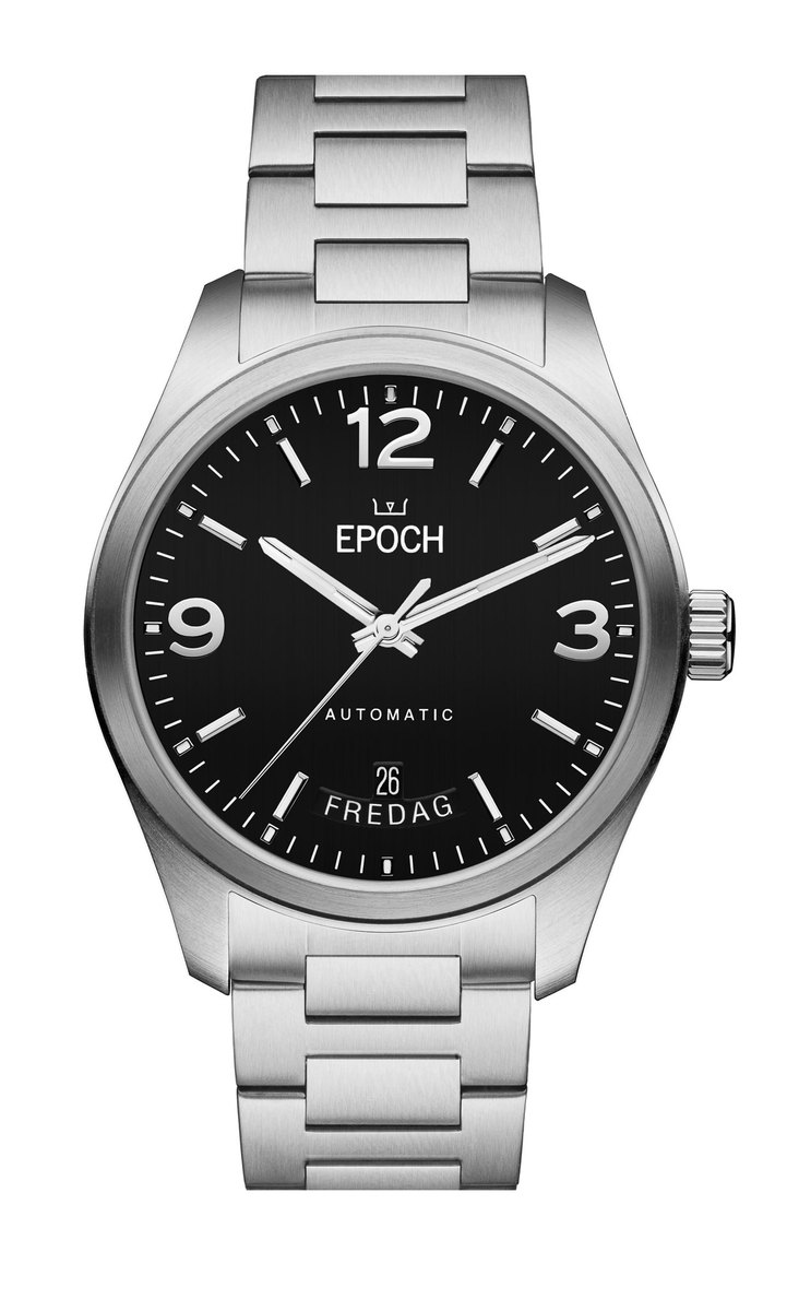 Herrklocka EPOCH Automatic Calendar Black EP3512