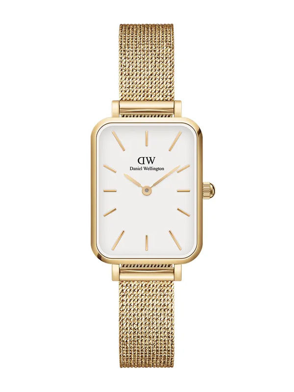 Läs mer om Daniel Wellington Quadro Pressed Evergold 20mm