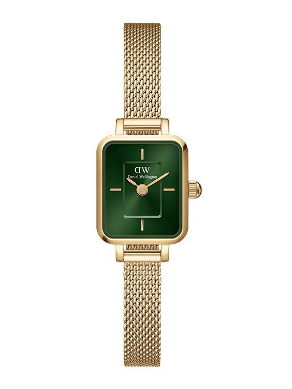 Daniel Wellington Quadro Mini Evergold Gold Emerald