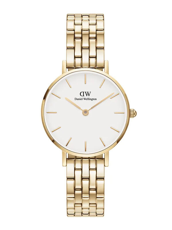 Läs mer om Daniel Wellington Petite 5-Link Evergold