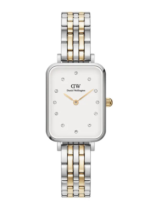 Läs mer om Daniel Wellington Quadro Lumine 5-Link Two-Tone
