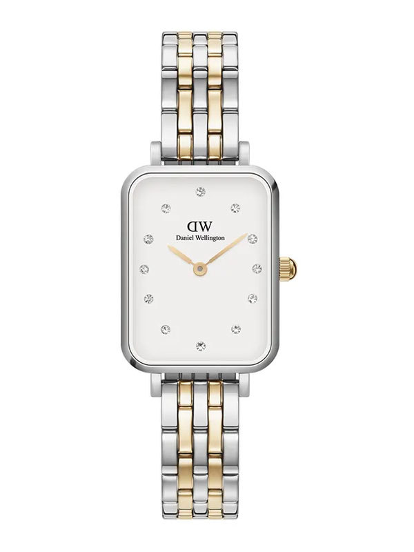 Läs mer om Daniel Wellington Quadro Lumine 5-Link Two-Tone