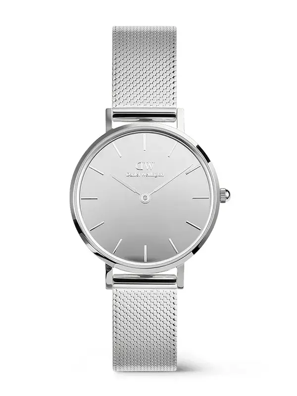Läs mer om Daniel Wellington Petite Reflection Silver 28mm