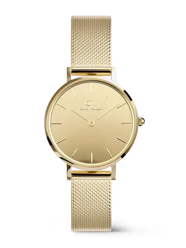 Läs mer om Daniel Wellington Petite Reflection Gold 28mm