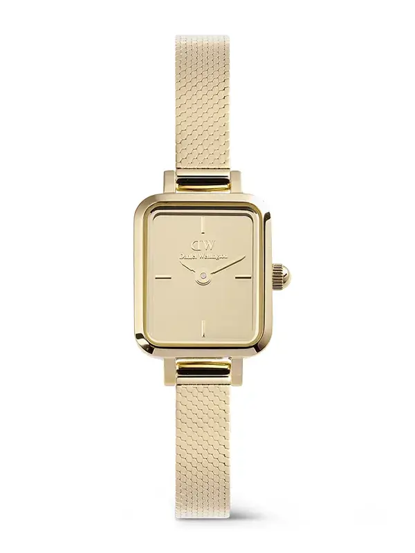 Läs mer om Daniel Wellington Quadro Mini Reflection Gold 15.5mm