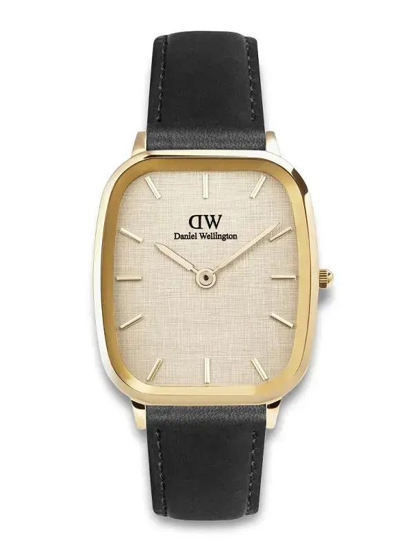 Läs mer om Daniel Wellington Marlon Sheffield Linen Gold 32mm