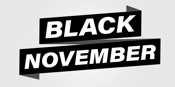Black November REA på klockor och smycken