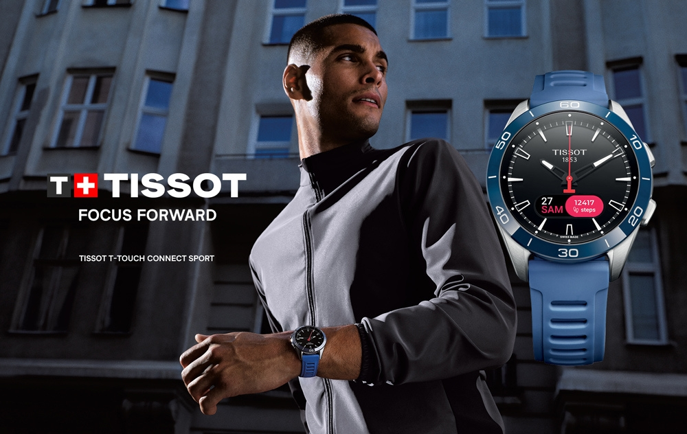 Klocka från Tissot Sportklockan Tissot T-Touch Sport med blått armband