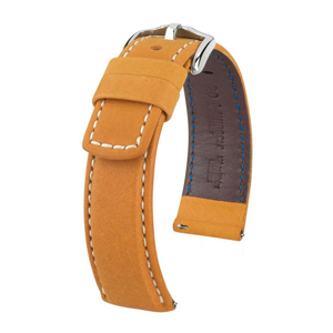 HIRSCH MARINER Klockarmband MARINER är ett tidlöst, sportigt och framför allt vattentåligt armband av sadelläder.