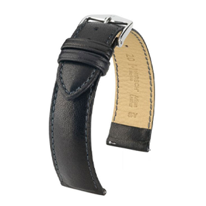 HIRSCH MERINO Klockarmband MERINO är ett läderarmband som inte bara glänser lika glansigt som siden, utan även känns extremt smidigt och smidigt runt handleden.
