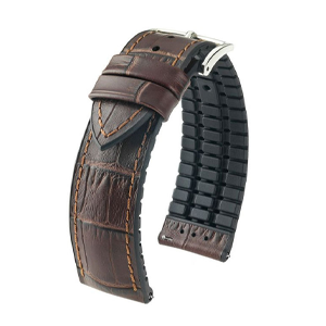 HIRSCH PAUL Klockarmband Om du älskar det tidlöst och stilrent, men ändå vill ha den bästa bärkomforten, kommer du att älska vår tidlösa PAUL, ett armband i alligatorlook.