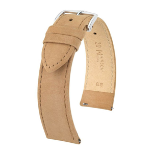 HIRSCH OSIRIS NUBUCK Klockarmband Vårt armband OSIRIS NUBUK imponerar med sin diskreta design i traditionellt nubukläder