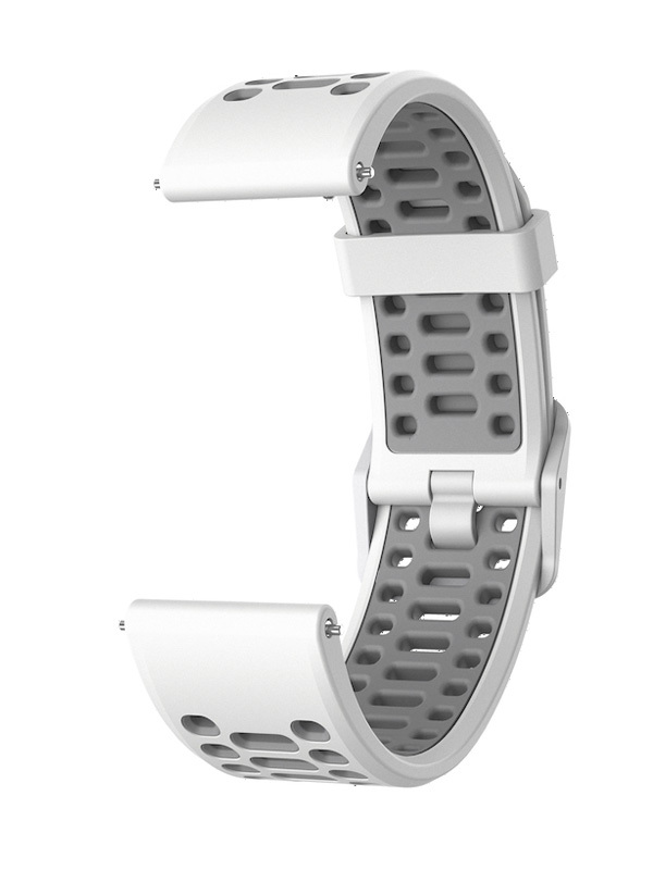 Coros Pace 2/Apex 42mm Armband ACC Silikon – Vit WPACE2-WB-WHT