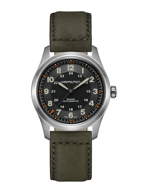 Läs mer om HAMILTON Khaki Field Titanium Auto 38mm