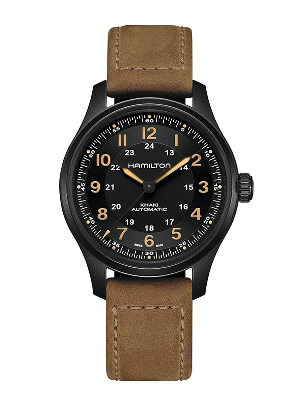 Läs mer om HAMILTON Khaki Field Titanium Auto 42mm