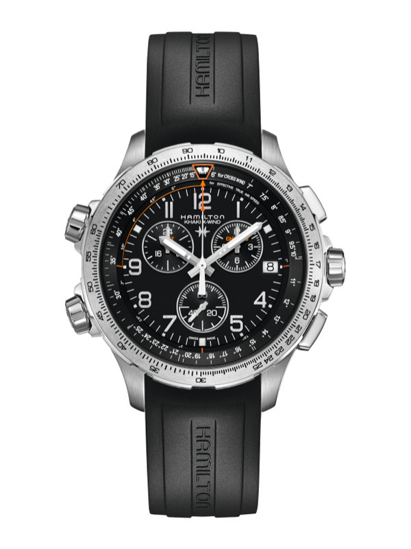 Läs mer om HAMILTON Khaki Aviation X-Wind GMT Chrono Quartz 46mm