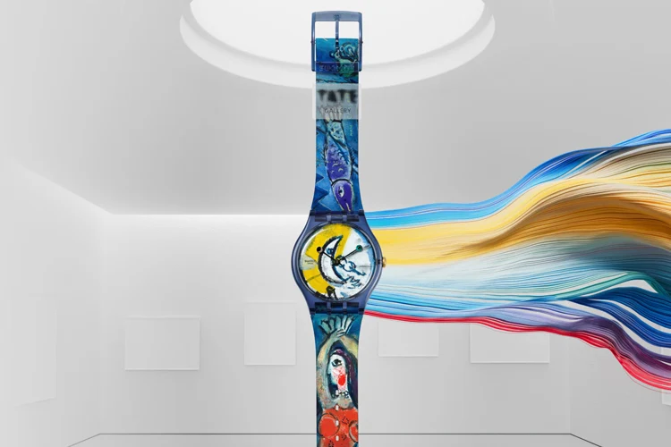 swatch art journey CHAGALL’S BLUE CIRCUS
