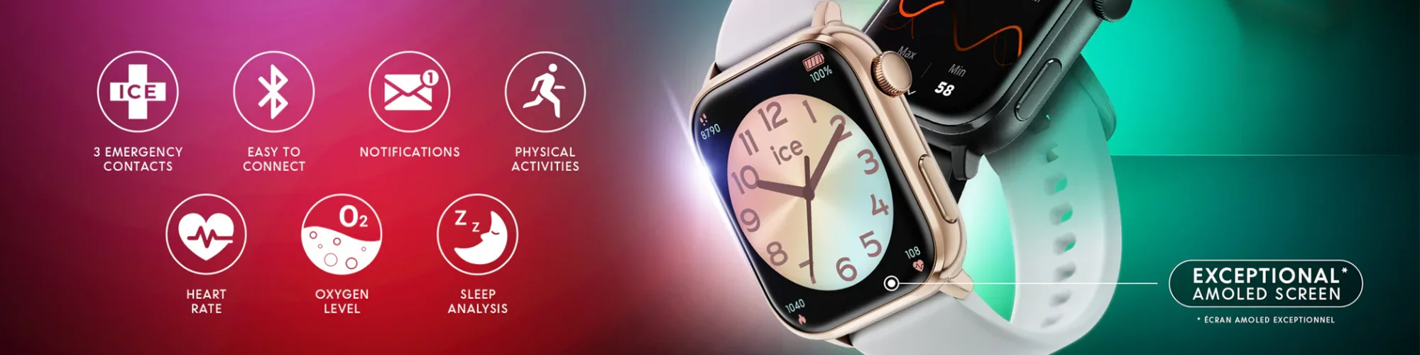 Smartwatches och vanliga klockor från ICE watch hittar du hos Klockia