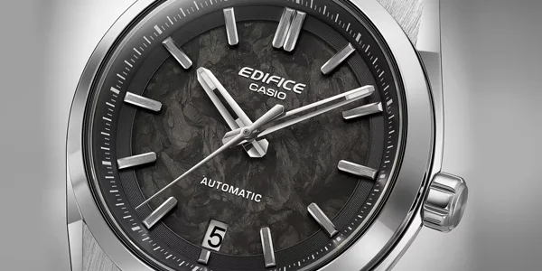 Casio Edifice Automatic med grå urtavla