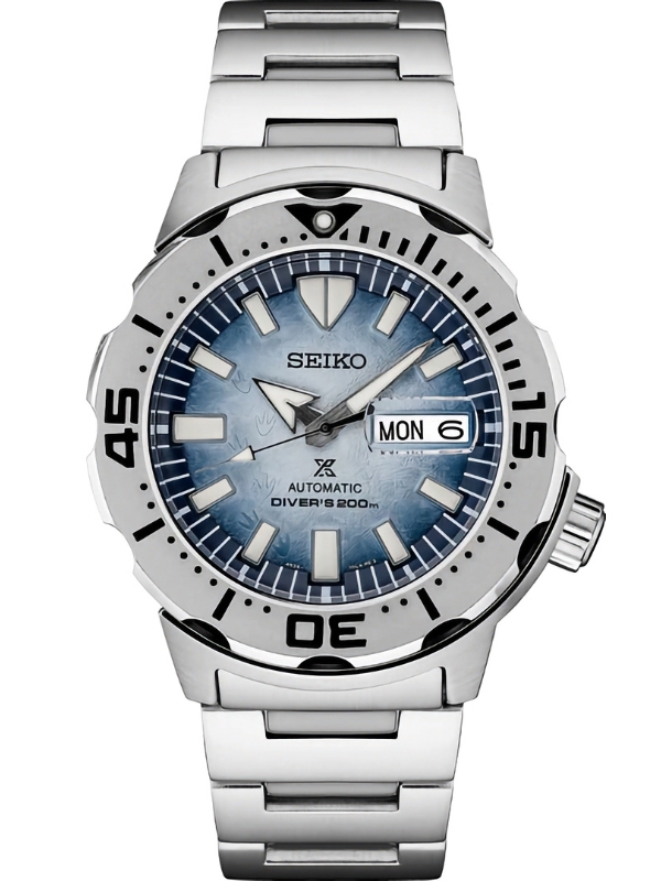 Läs mer om SEIKO Prospex Automatic Diver 42mm Save The Ocean Antarctica Monster