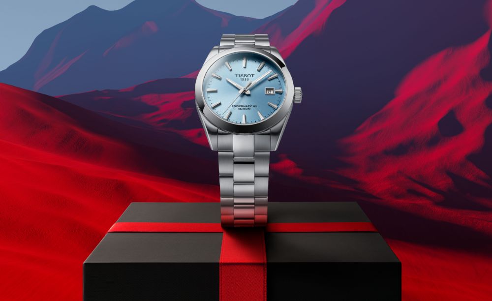 Tissot Gentleman Automatic med blå urtavla