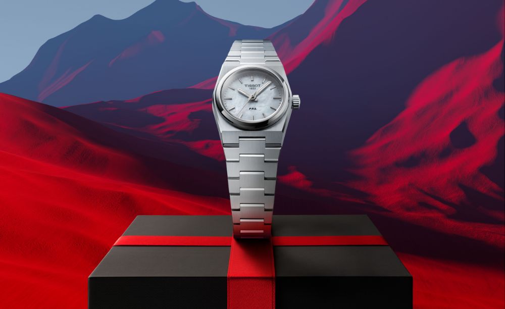 Tissot PRX damklocka med pärlemorurtavla