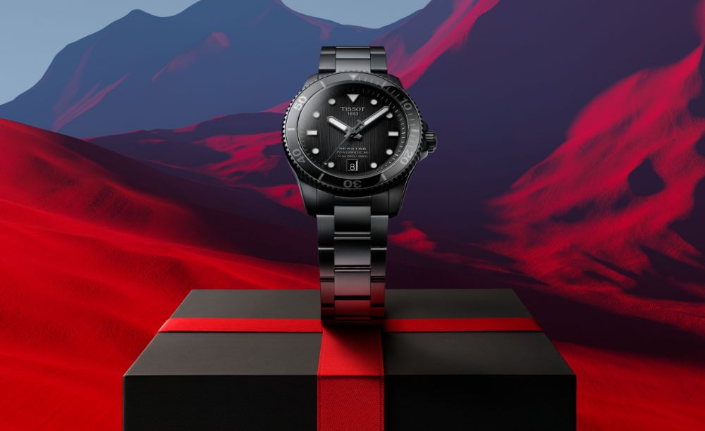 Tissot svart Seastar automat